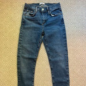 AGOLDE Toni Mid Rise Skinny Jeans